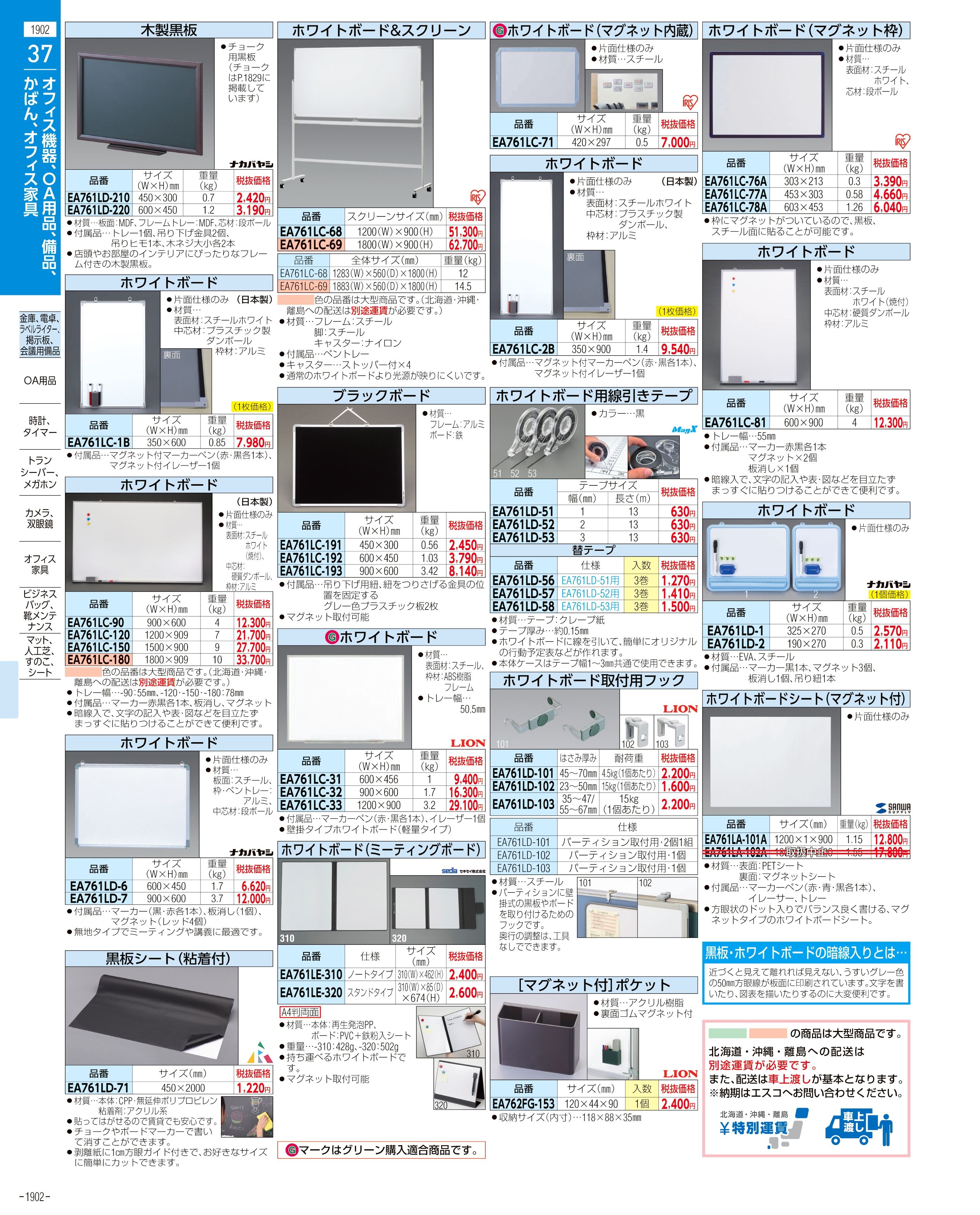 エスコ便利カタログ1902ページ