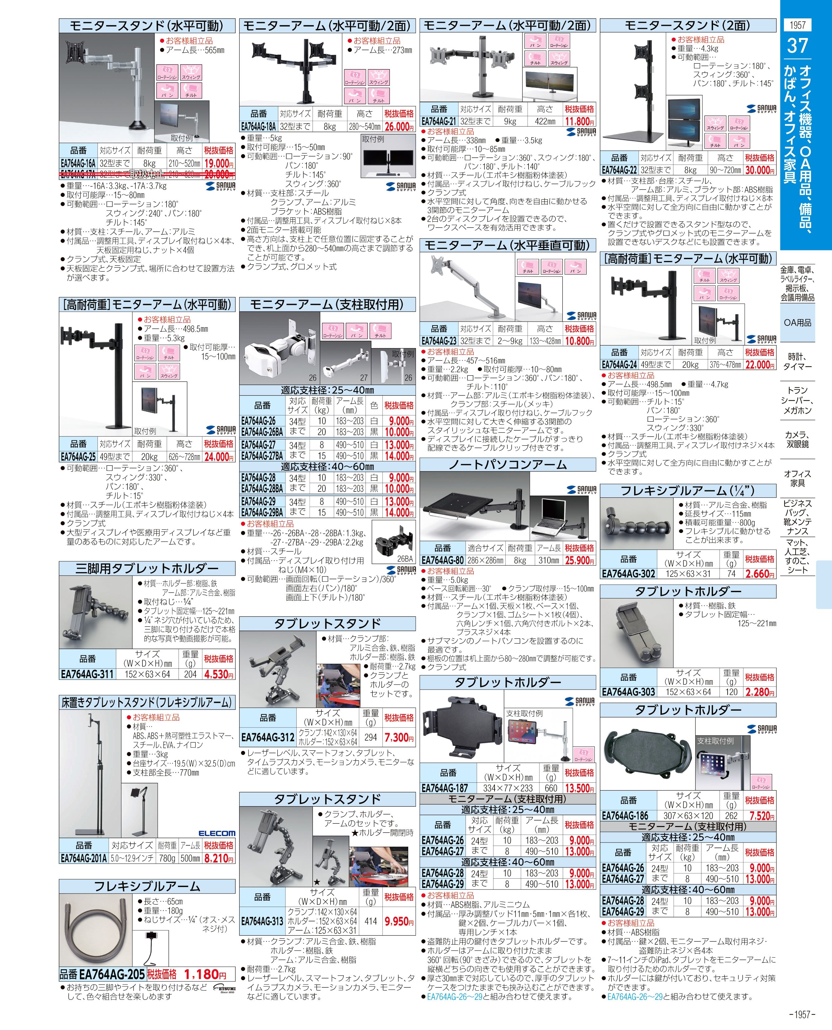 エスコ便利カタログ表紙