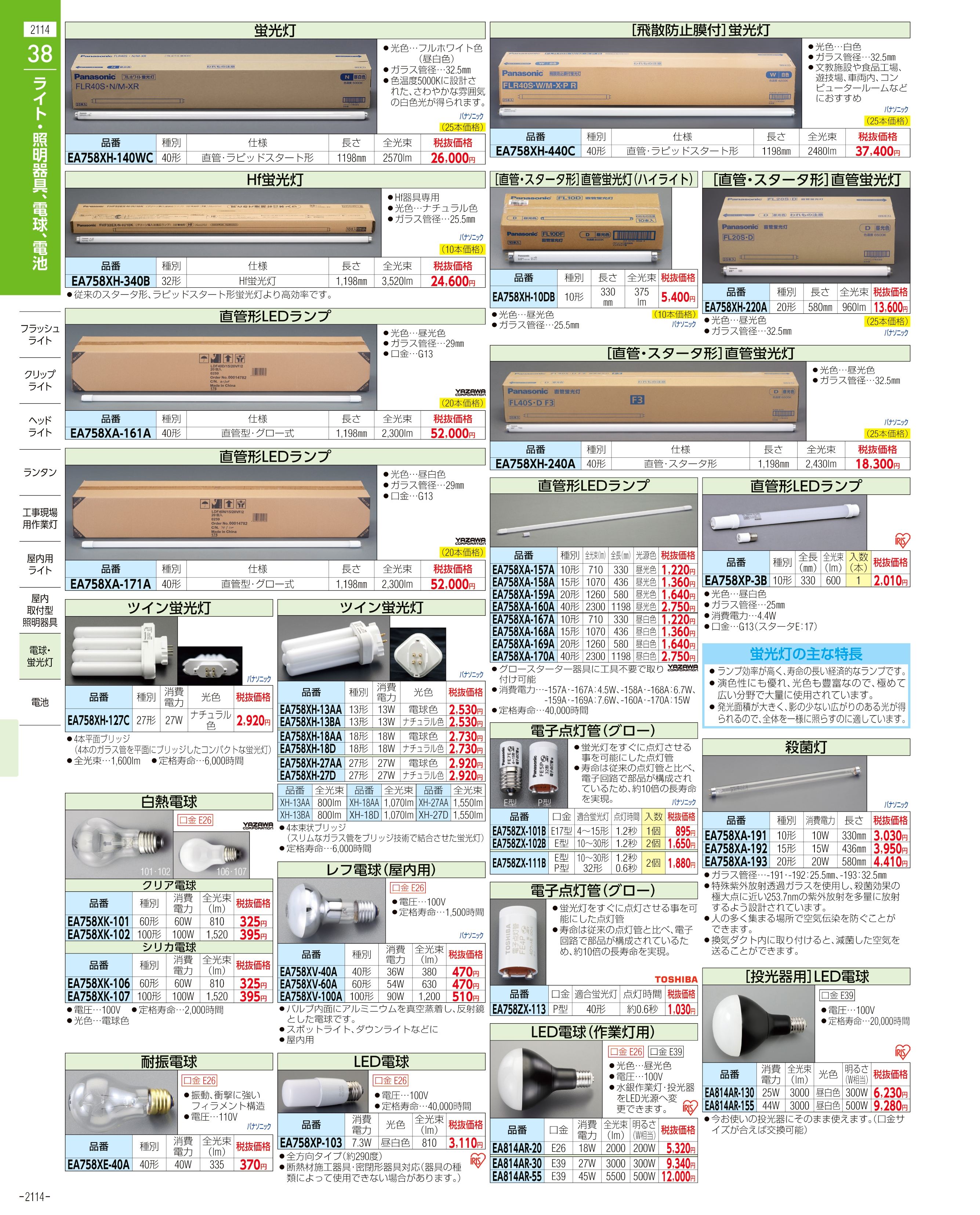 エスコ便利カタログ2114ページ