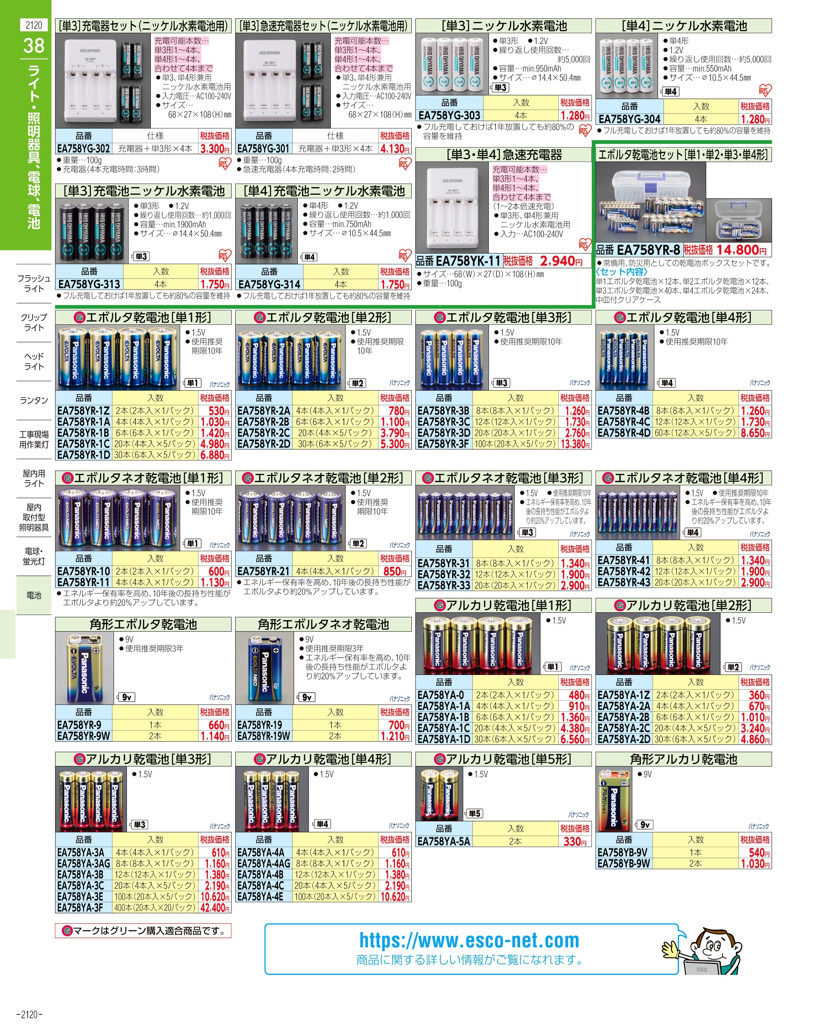 エスコ便利カタログ表紙