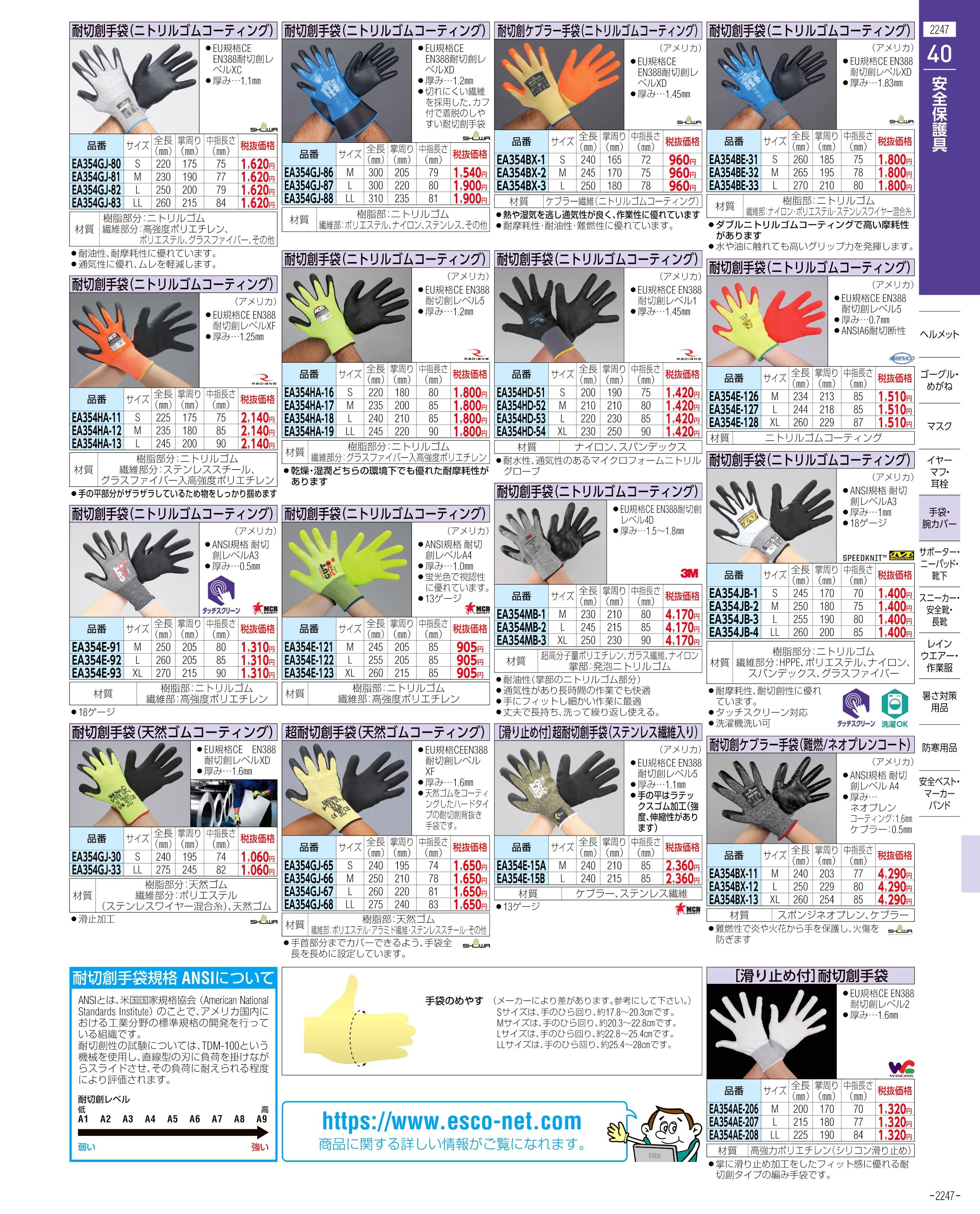 エスコ便利カタログ2247ページ