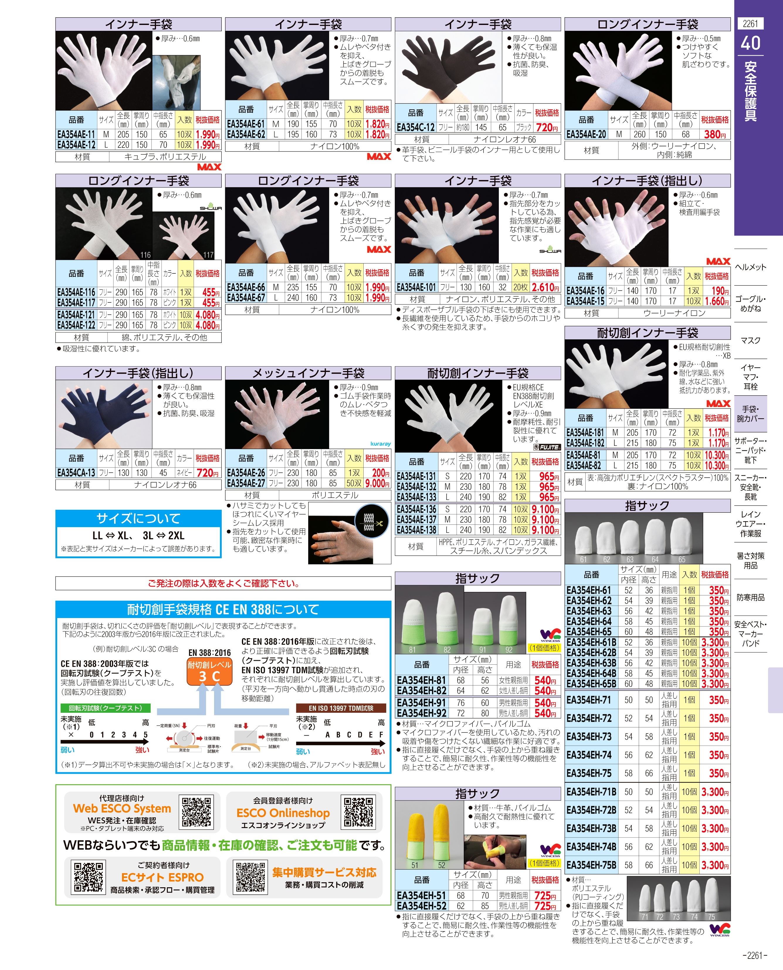 エスコ便利カタログ2261ページ