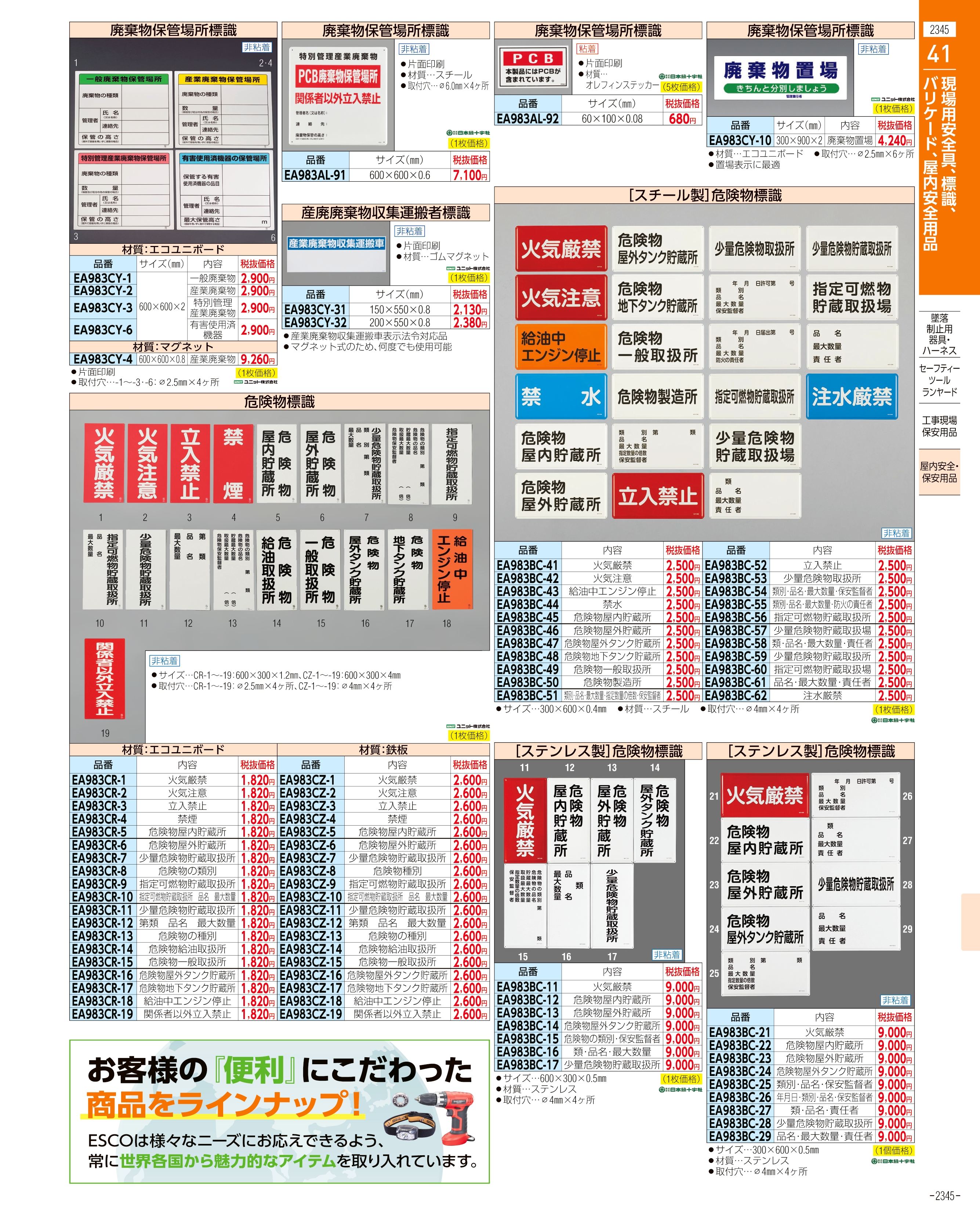 エスコ AC100V 60W ＬＥＤセンサーライト EA864C-56 - 1