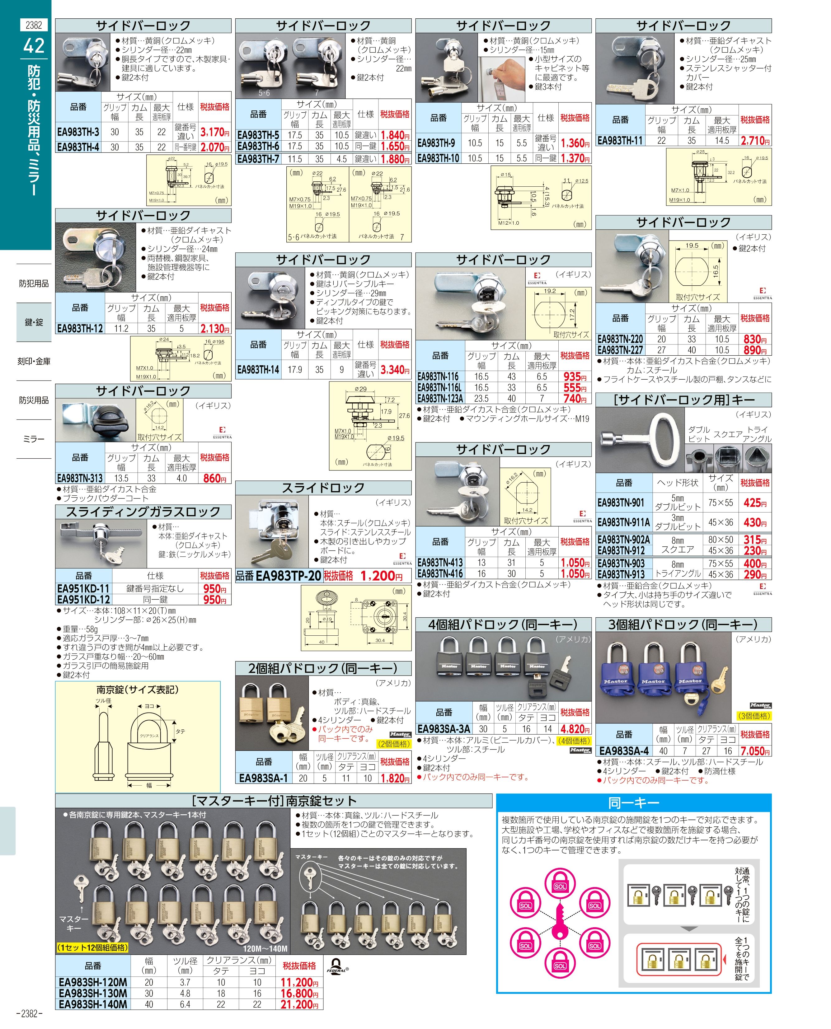 エスコ便利カタログ2382ページ