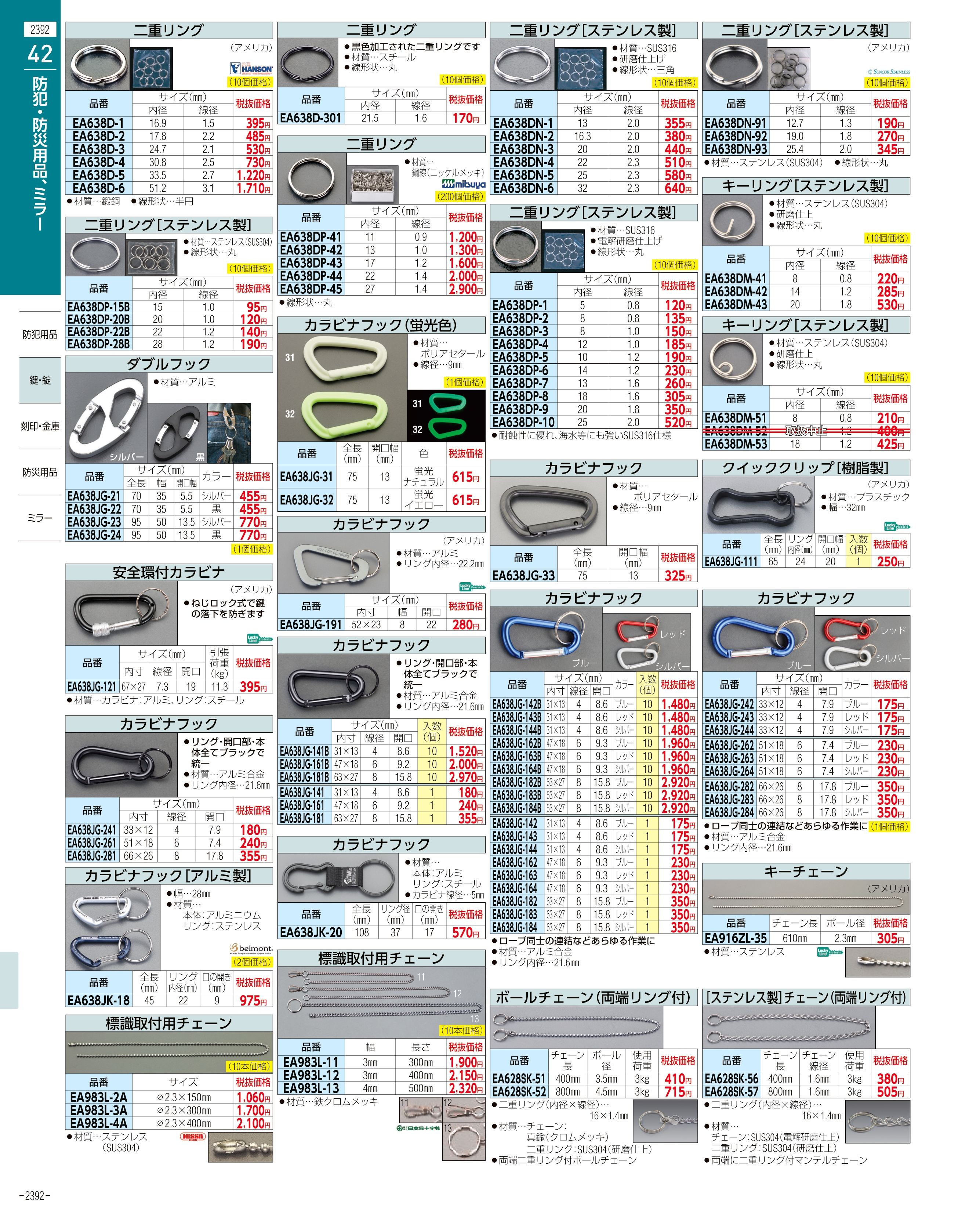 エスコ便利カタログ表紙