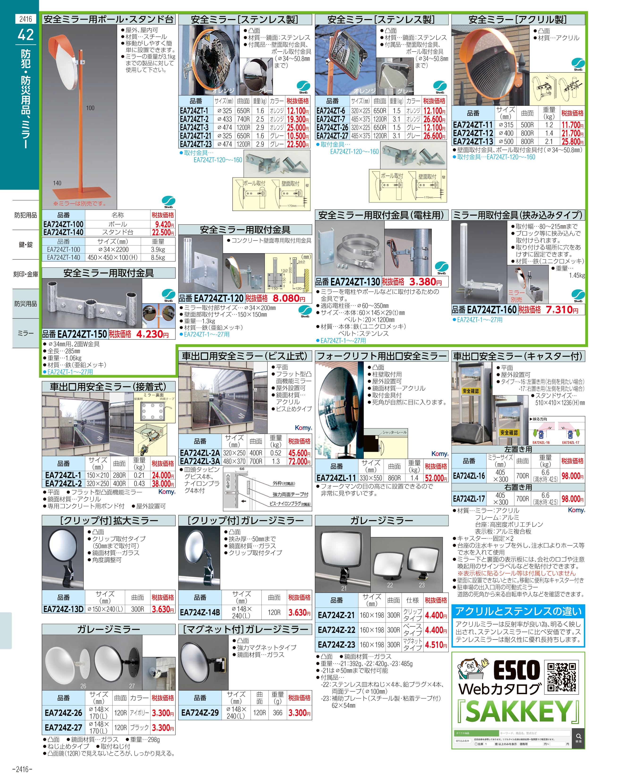 エスコ便利カタログ2416ページ