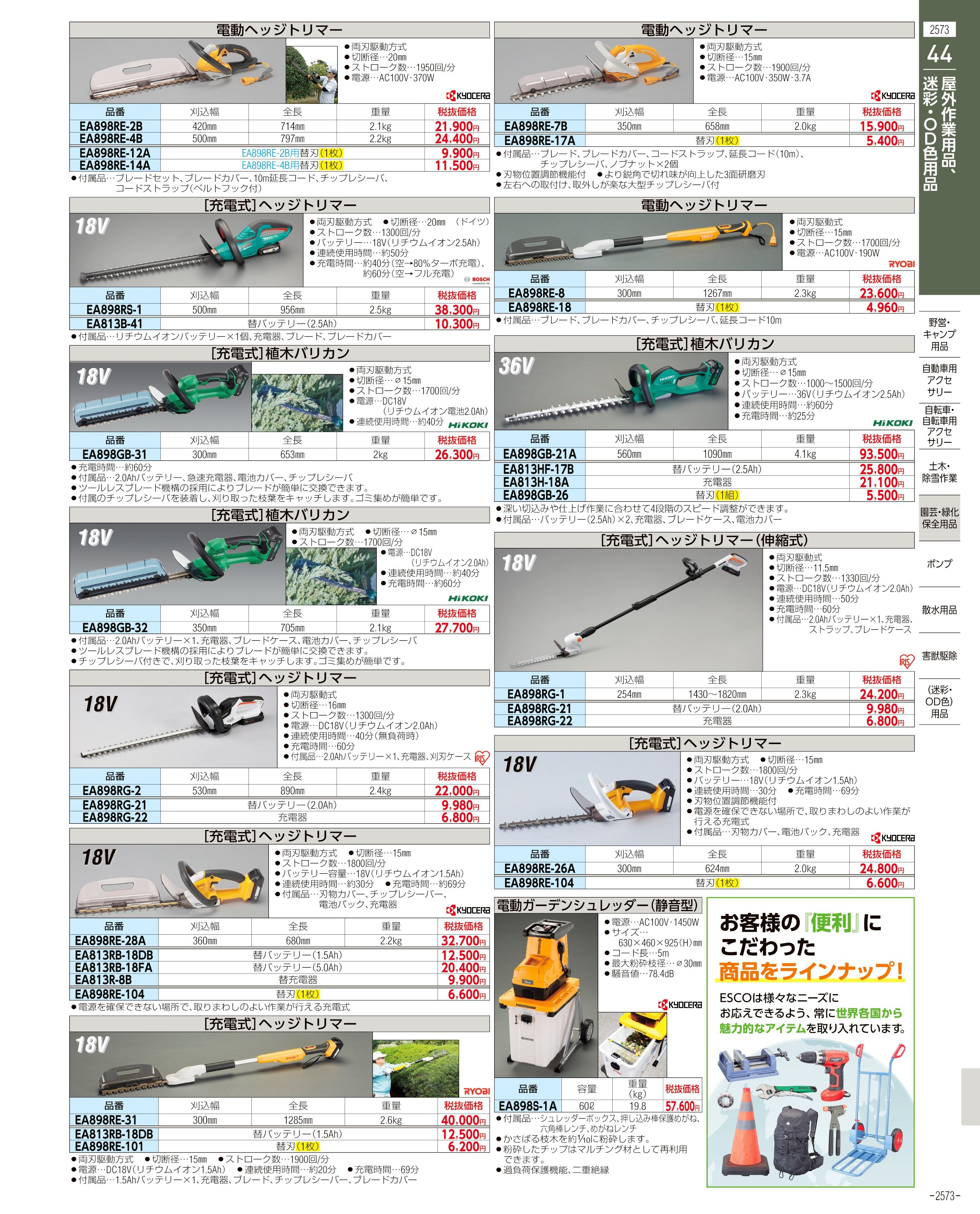 エスコ便利カタログ2573ページ