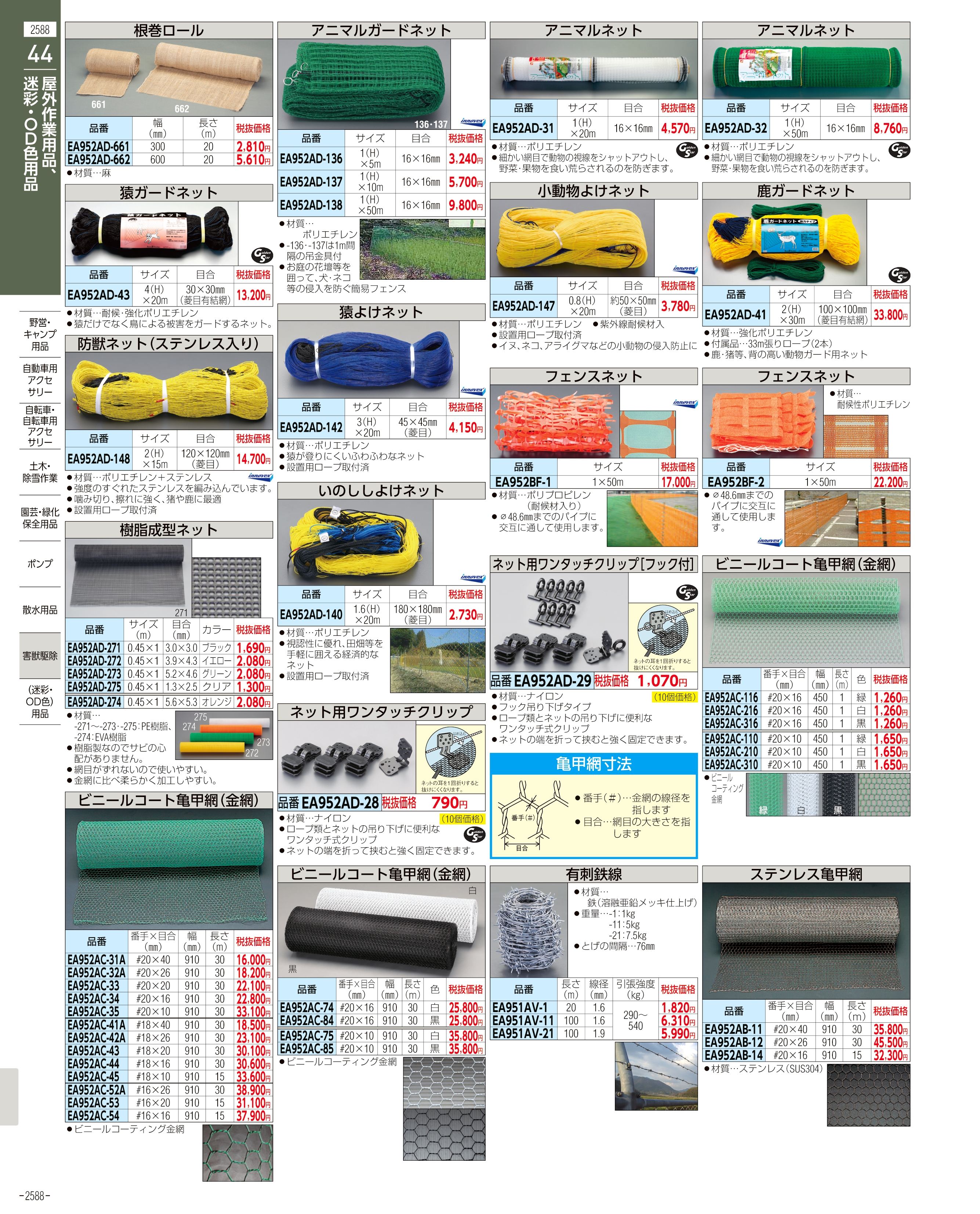 エスコ便利カタログ2588ページ