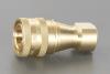 Rc 3/8" 雌ねじカップリング(真鍮製)