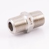 R1/4"xNPT1/4" 変換六角ニップル(ｽﾃﾝﾚｽ製)
