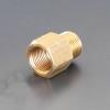 R 1/4"xG 1/8" 中間ニップルソケット
