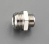 G 1/4"xG 1/2" 異径ニップル(真鍮製)