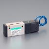 AC100V･Rc1/8" 5方向電磁弁(ﾀﾞｲﾚｸﾄ配管)