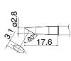 φ2.8mm 交換用こて先 (EA304AL用)