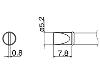 φ5.2mm 交換用こて先 (EA304AL用)