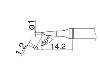 φ1.0mm 交換用こて先 (EA304AL用)