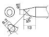 φ0.5mm 交換用こて先 (EA304AM用)