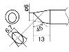 φ6.0mm 交換用こて先 (EA304AM用)