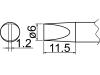 φ6.0mm 交換用こて先 (EA304AP用)