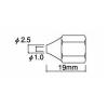 [EA305HF-2用]    φ1.0x19mm 替ノズル