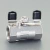 G1/4"xRc1/4" ﾎﾞｰﾙﾊﾞﾙﾌﾞ(ｽﾃﾝﾚｽ製/蝶ﾊﾝﾄﾞﾙ)
