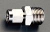 R 3/8"x12mm ユニオン(ﾊｰﾌ/ｽﾃﾝﾚｽ製)