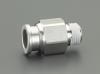 R1/8"x 8mm ユニオン(ﾊｰﾌ/ｽﾃﾝﾚｽ製)