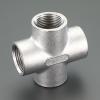 Rc 1/4"  クロス継手(ｽﾃﾝﾚｽ製)