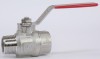 R 3/8"xRc3/8" ボールバルブ(ｽﾃﾝﾚｽ製)