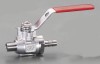 R 3/4"x20mm ボールバルブ(ｽﾃﾝﾚｽ製/ﾀｹﾉｺ型)