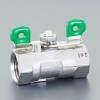 Rc  1/4" ボールバルブ(ｽﾃﾝﾚｽ製)