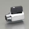 G 1/4"xG 1/4" ミニボールバルブ