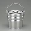 15L バケツ・ふた付(ｽﾃﾝﾚｽ製)
