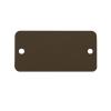 25x76mm ﾀｸﾞﾌﾞﾗﾝｸ(ｱﾙﾐ 長四角/ﾌﾞﾗｯｸ/5枚)
