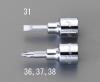 1/2"DR/#4 [+]ドライバービットソケット