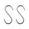 50x3.2mm Sフック(ｽﾃﾝﾚｽ製/2個入)