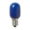 AC100V/0.5W/E12 LEDナツメ電球(青)