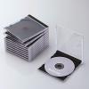 CD/DVD用 プラスチックケース(ﾌﾞﾗｯｸ/10枚)