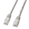 15m ＬＡＮケーブル(CAT5e/ｸﾛｽ結線/ｸﾞﾚｰ)