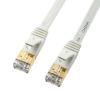 7 m フラットＬＡＮケーブル(CAT7/ﾎﾜｲﾄ)