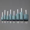 25x50mm/6mm軸 軸付砥石(GC 緑)