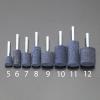 16x16mm/6mm軸 軸付砥石(A 青)
