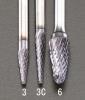 3x8.0mm/3mm軸 [Coated]超硬バー