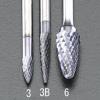 3x6.0mm/3mm軸 [Coated]超硬バー