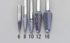 6x16mm/6mm軸 [Coated]超硬バー