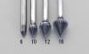 10x 8mm/6mm軸 [Coated]超硬バー