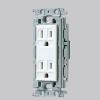 125V/15A 埋込ｺﾝｾﾝﾄ(2口/接地付)[絶縁枠]
