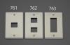 コンセントプレート(3口･ﾒﾀﾙ製)