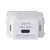 ＵＳＢ給電用コンセント（Type-C/白）