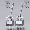 125V/6A 単極双投ﾄｸﾞﾙｽｲｯﾁ(ﾛﾝｸﾞﾚﾊﾞｰ